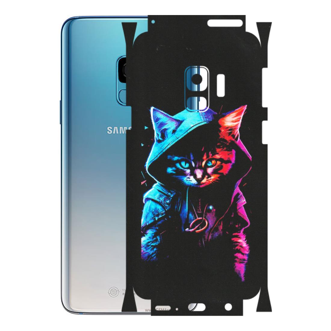 Samsung A/S Series Phone Skins (All Models) - Cyberpunk Cat - Matte Finish (M-45) Samsung Galaxy S9