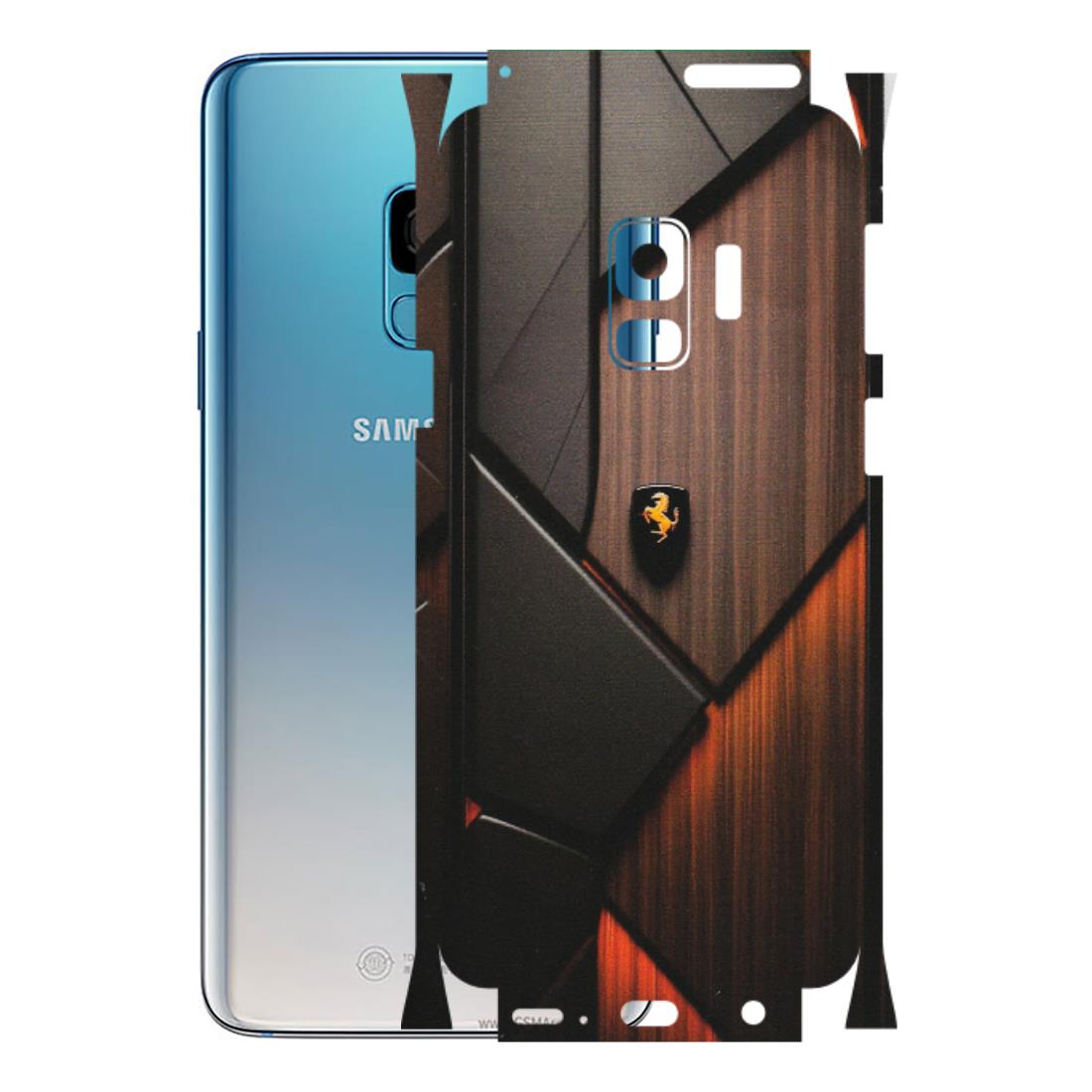 Samsung A/S Series Phone Skins (All Models) - Lambo Beauty Wood Pattern Sober - Matte Finish (M-51) Samsung Galaxy S9
