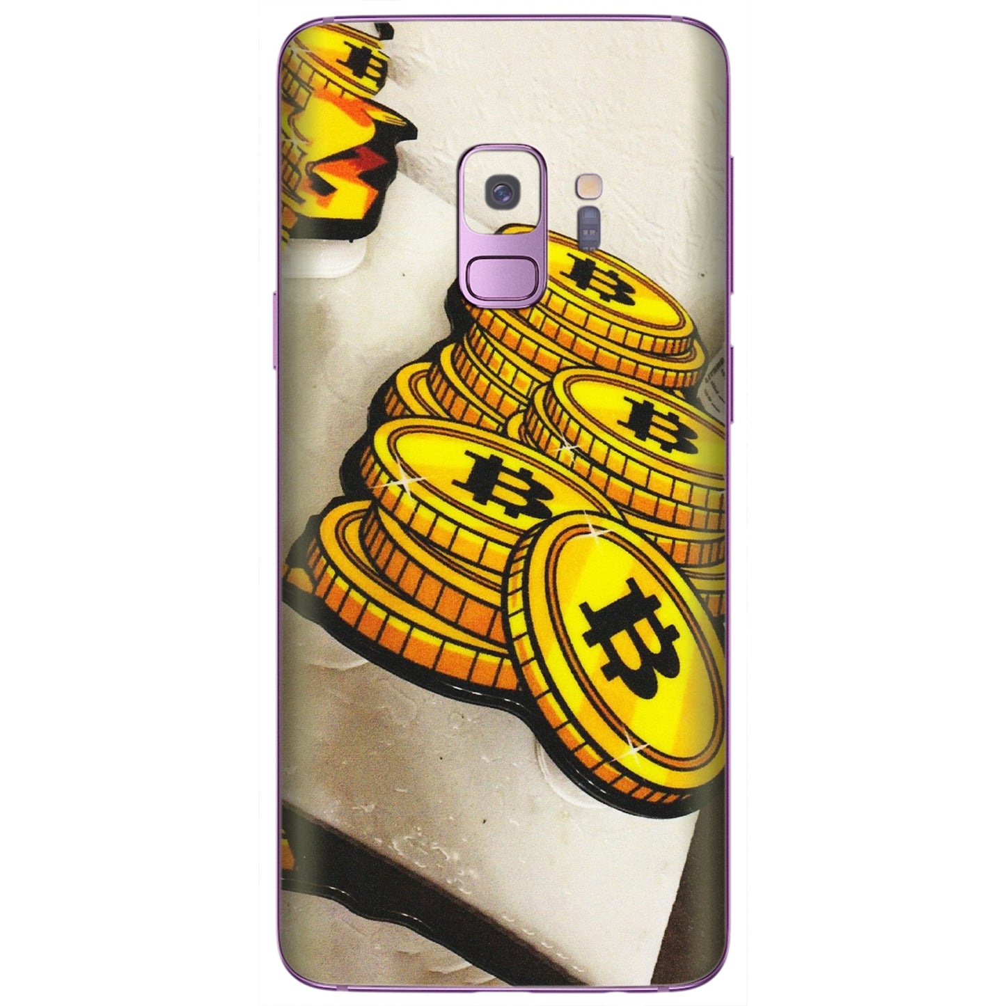 Samsung A/S Series Phone Skins (All Models) - Billionaire Bitcoin Collection - Matte Finish (M-92) Samsung Galaxy S9