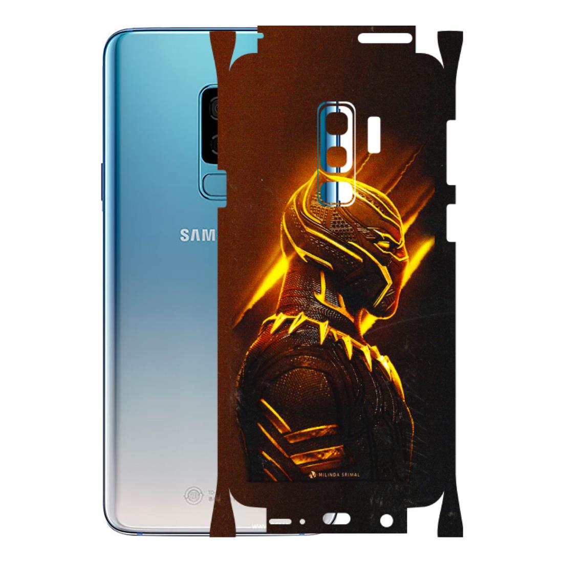 Samsung A/S Series Phone Skins (All Models) - Gold Black Panther - 3D Embossed Finish (L-181) Samsung Galaxy S9 Plus