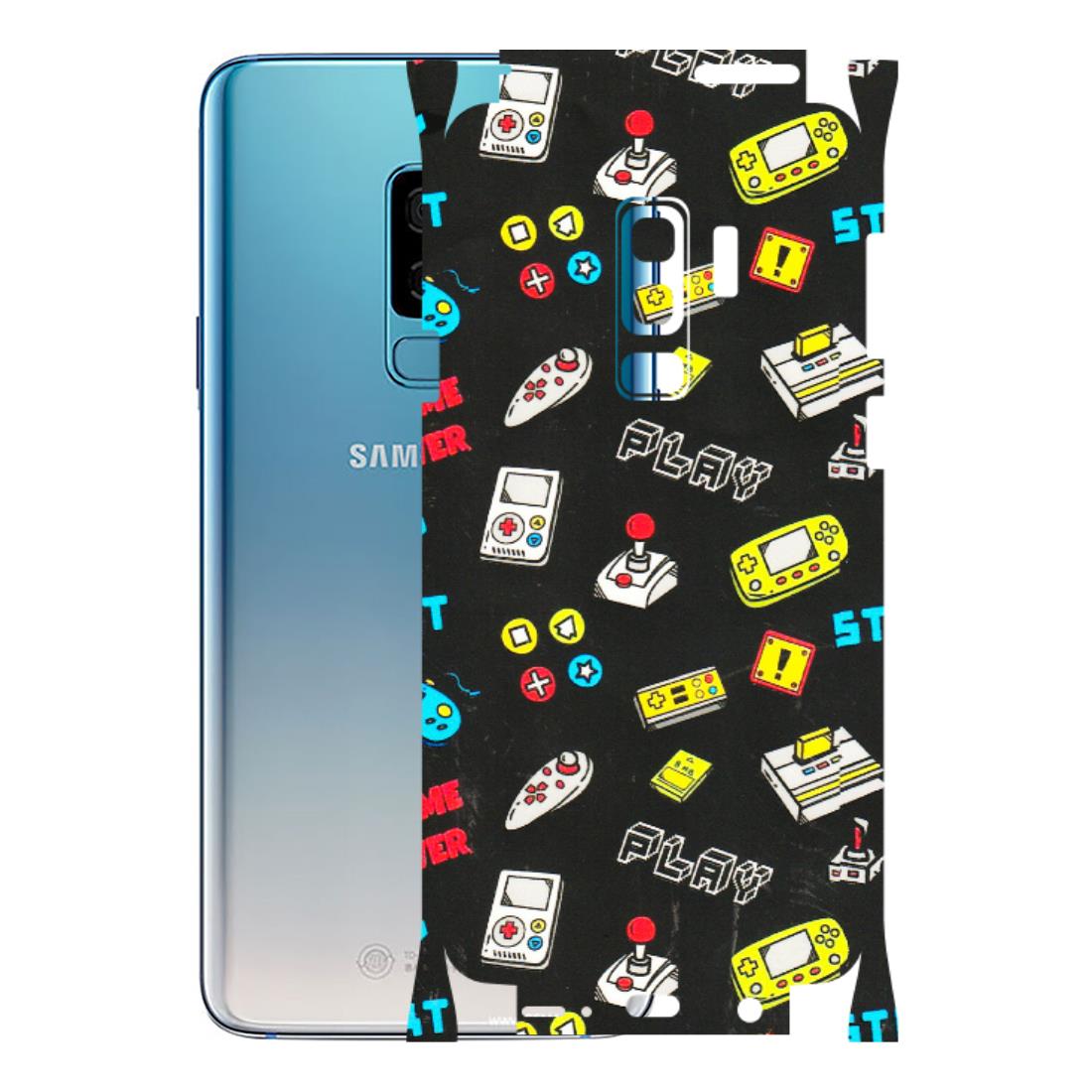 Samsung A/S Series Phone Skins (All Models) - Gaming Doodles - 3D Embossed Finish (L-224) Samsung Galaxy S9 Plus