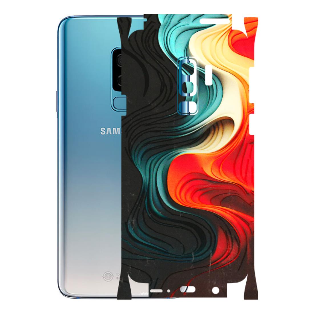 Samsung A/S Series Phone Skins (All Models) - The Silky Swirl - 3D Embossed Finish (L-240) Samsung Galaxy S9 Plus