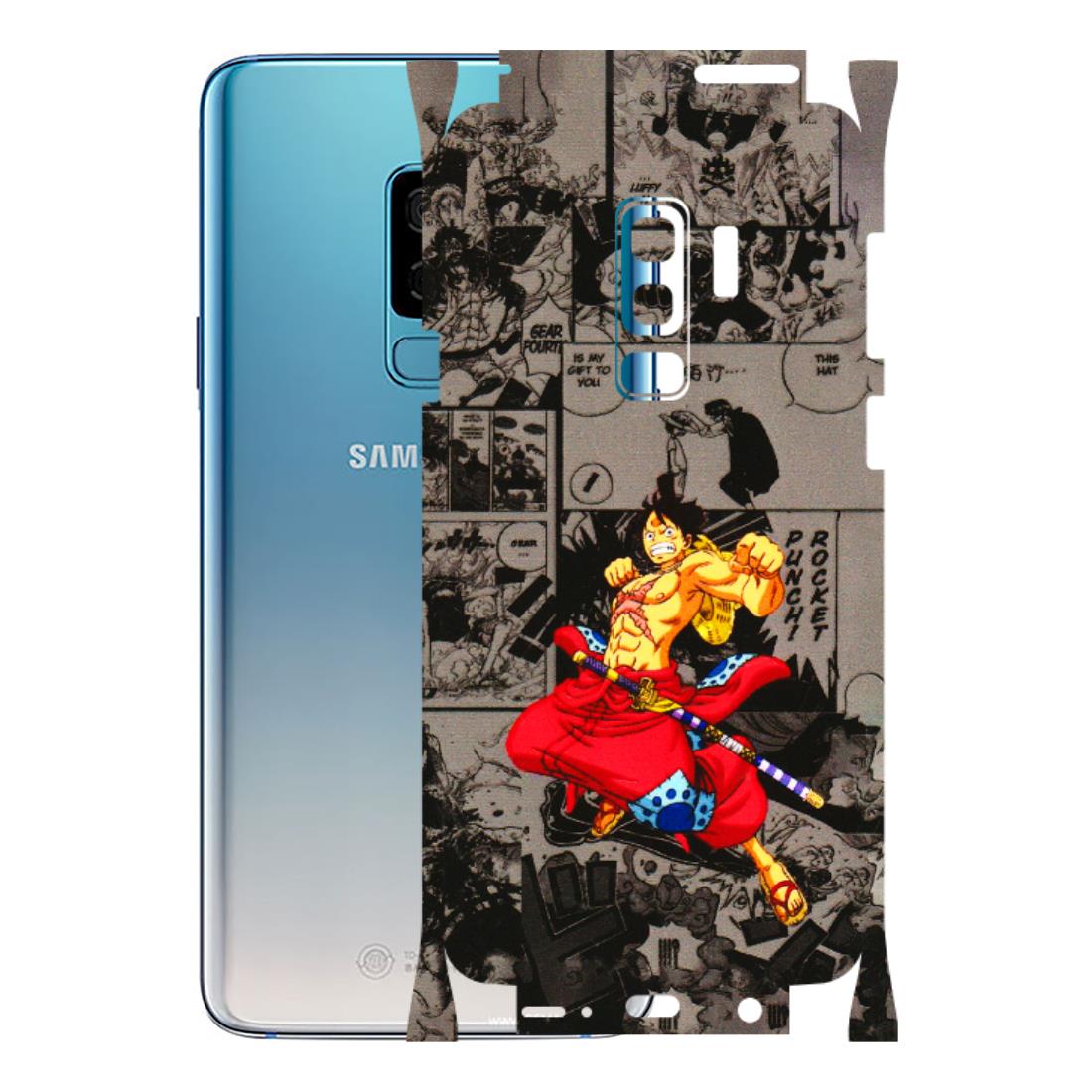 Samsung A/S Series Phone Skins (All Models) - One Piece Rocket Punch Manga - 3D Embossed Finish (L-25) Samsung Galaxy S9 Plus