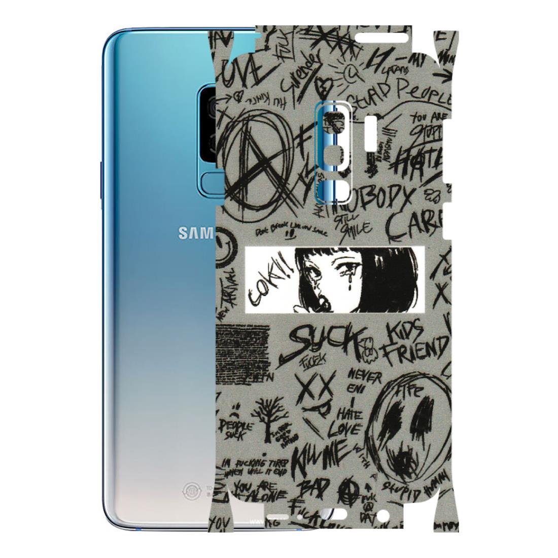 Samsung A/S Series Phone Skins (All Models) - Never Have Love Anime - 3D Embossed Finish (L-260) Samsung Galaxy S9 Plus