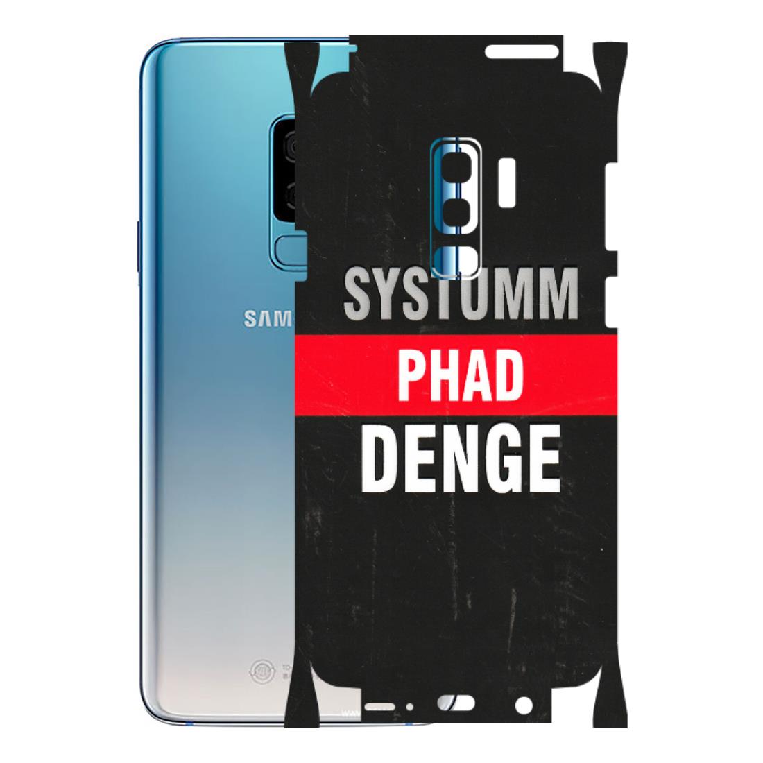 Samsung A/S Series Phone Skins (All Models) - Systumm Phad Denge - 3D Embossed Finish (L-278) Samsung Galaxy S9 Plus