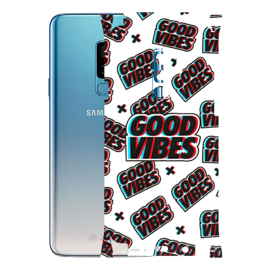 Samsung A/S Series Phone Skins (All Models) - Good Vibes - 3D Embossed Finish (L-282) Samsung Galaxy S9 Plus