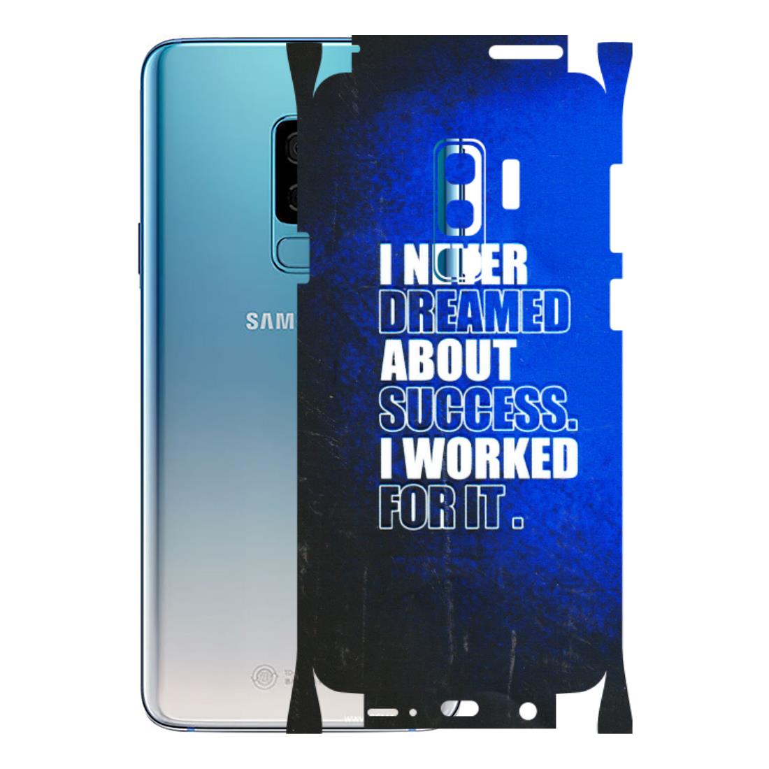 Samsung A/S Series Phone Skins (All Models) - I Never Dreamed About Success - 3D Embossed Finish (L-283) Samsung Galaxy S9 Plus