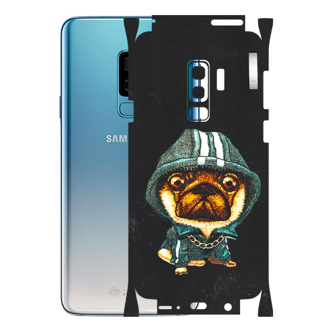 Samsung A/S Series Phone Skins (All Models) - Puppy N Hoodie - 3D Embossed Finish (L-90) Samsung Galaxy S9 Plus