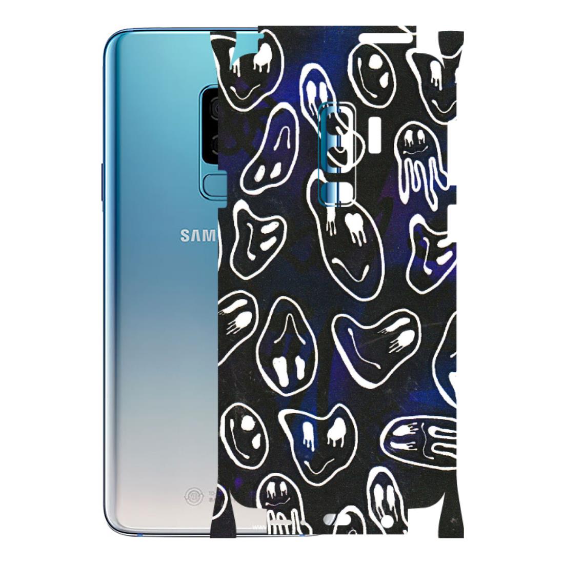 Samsung A/S Series Phone Skins (All Models) - Distorted Smileys - 3D Embossed Finish (L-92) Samsung Galaxy S9 Plus