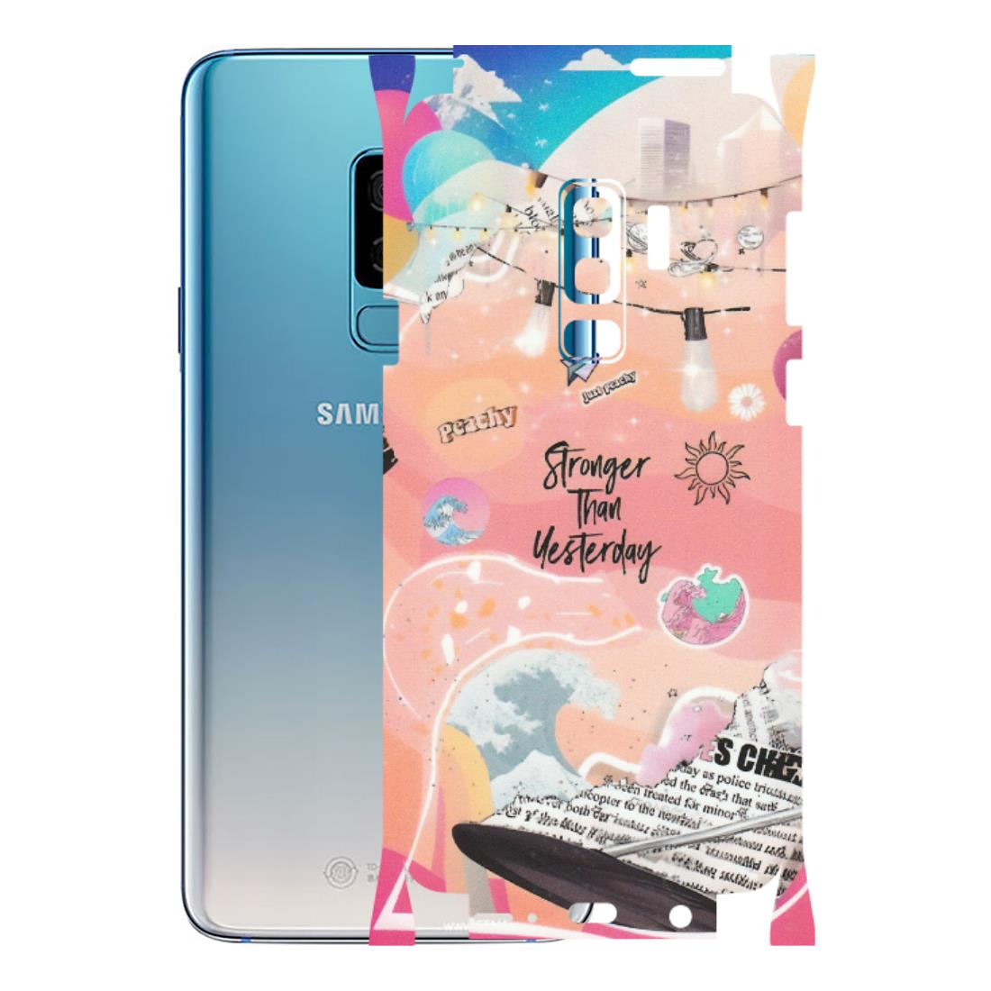 Samsung A/S Series Phone Skins (All Models) - Stronger Then Yesterday - Matte Finish (M-128) Samsung Galaxy S9 Plus
