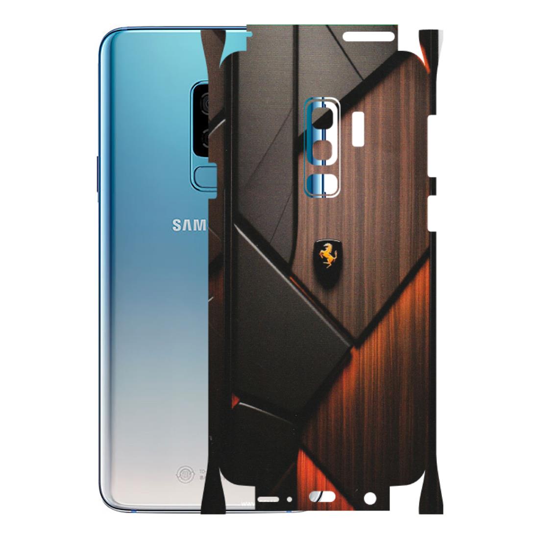 Samsung A/S Series Phone Skins (All Models) - Lambo Beauty Wood Pattern Sober - Matte Finish (M-51) Samsung Galaxy S9 Plus