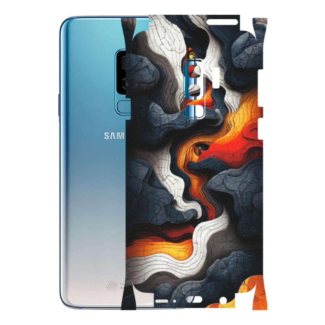 Samsung A/S Series Phone Skins (All Models) - Abstract Volcanic Layers - Matte Finish (M-52) Samsung Galaxy S9 Plus