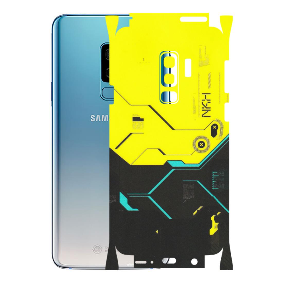 Samsung A/S Series Phone Skins (All Models) - Black Yellow Technica - Matte Finish (M-53) Samsung Galaxy S9 Plus