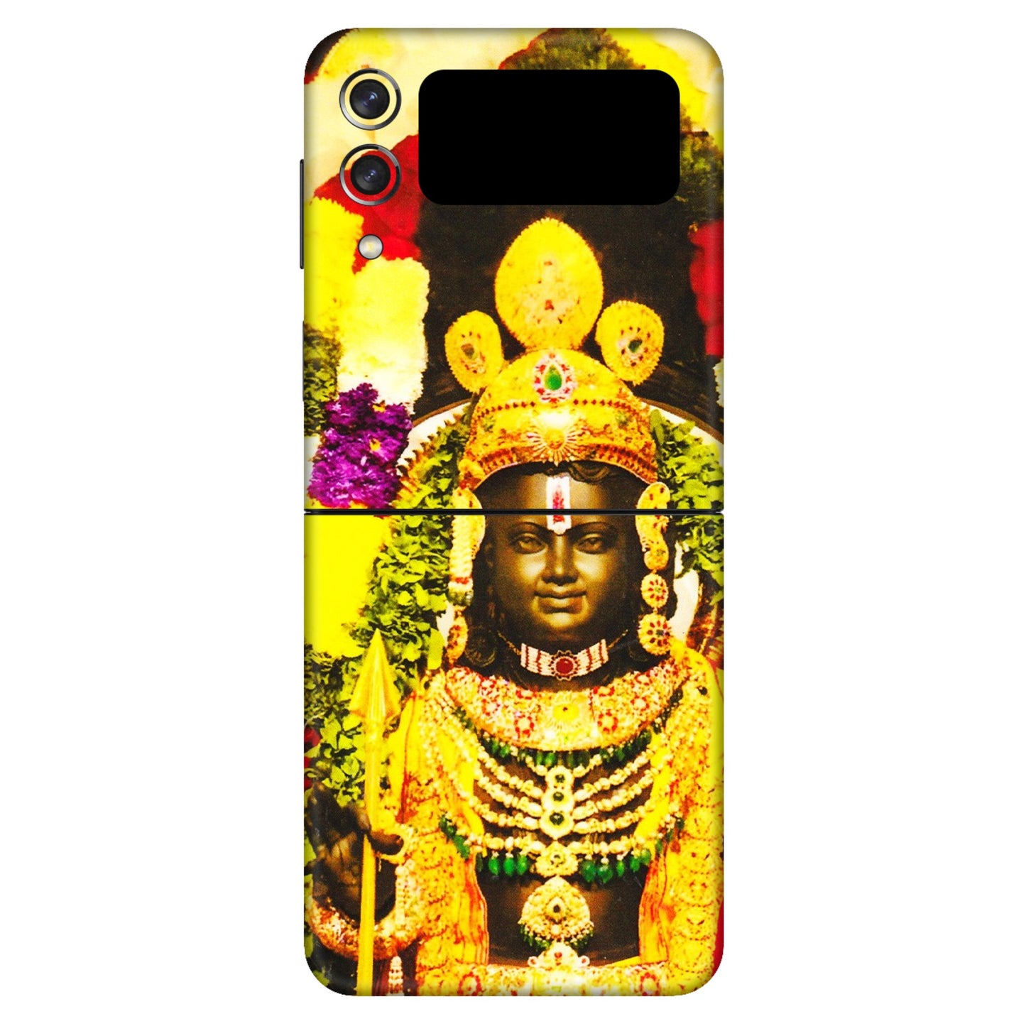 Samsung M/F/Note/Flip and C Phone Skins (All Models) - Ram Lalla Ayodhya - 3D Embossed Finish (L-103) Samsung Galaxy Z Flip 3 (5G)