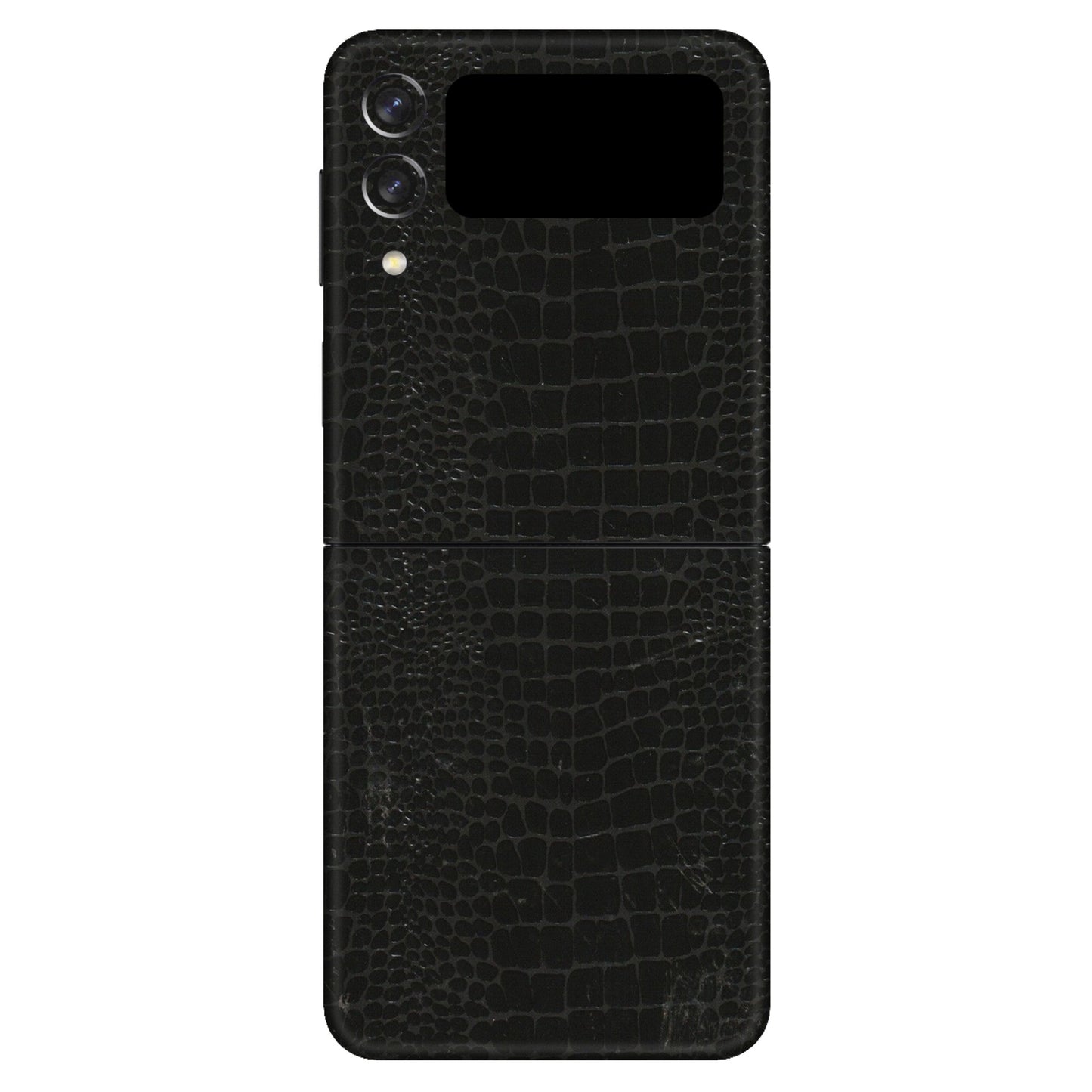 Samsung M/F/Note/Flip and C Phone Skins (All Models) - Snake Leather Black - 3D Embossed Finish (L-107) Samsung Galaxy Z Flip 3 (5G)
