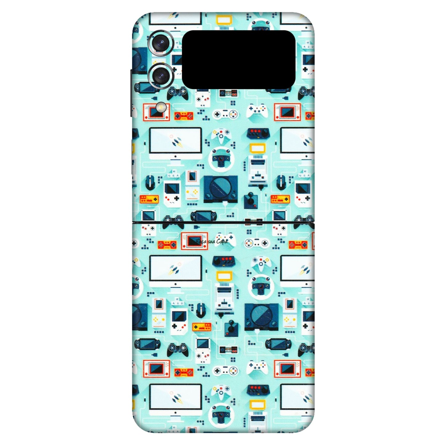 Samsung M/F/Note/Flip and C Phone Skins (All Models) - Gadgets Doodle - 3D Embossed Finish (L-184) Samsung Galaxy Z Flip 3 (5G)