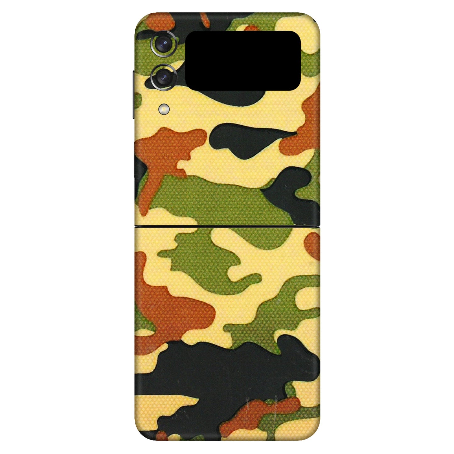 Samsung M/F/Note/Flip and C Phone Skins (All Models) - Indian Military - 3D Embossed Finish (L-234) Samsung Galaxy Z Flip 3 (5G)