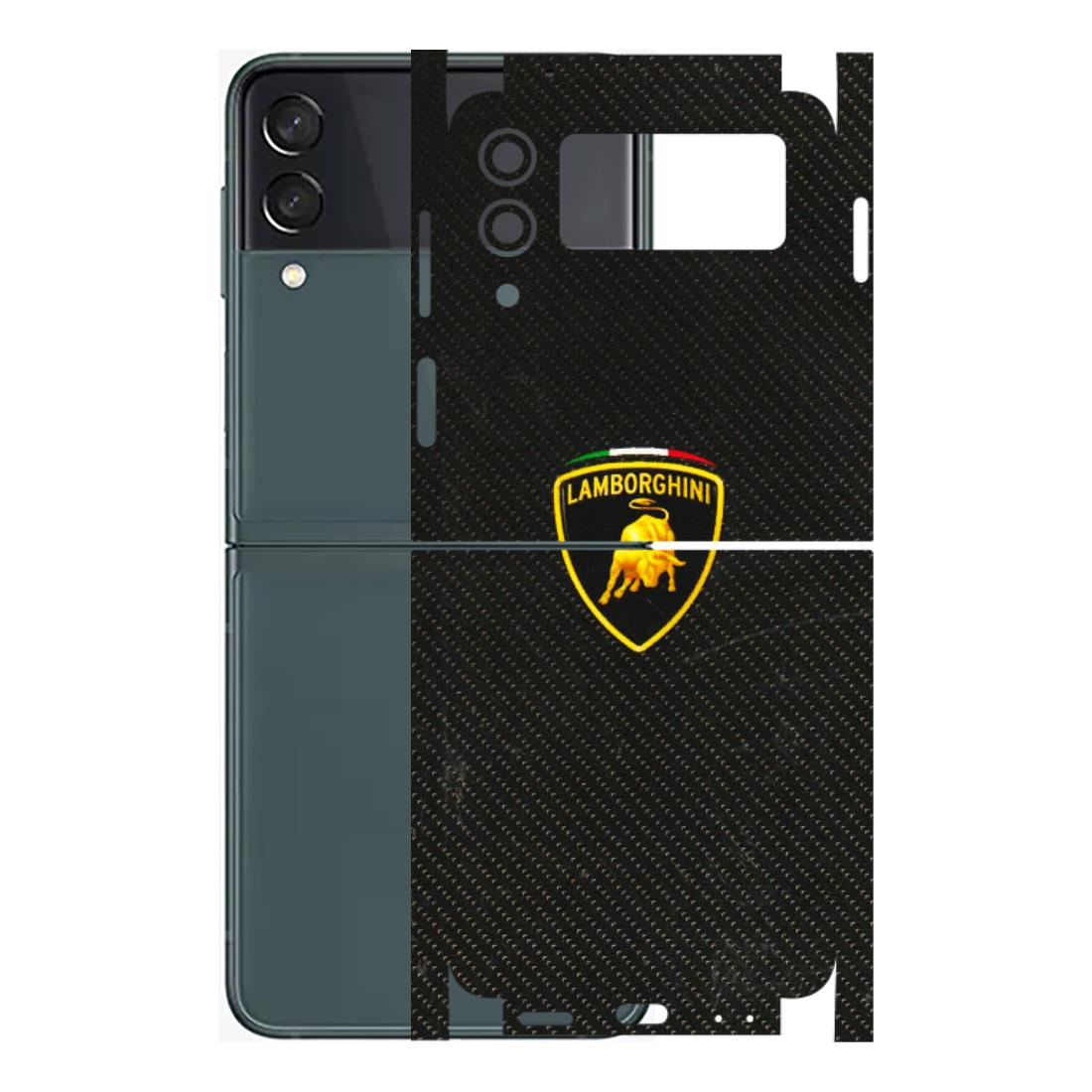 Samsung M/F/Note/Flip and C Phone Skins (All Models) - Dotted Lambo - 3D Embossed Finish (L-105) Samsung Galaxy Z Flip 3 (5G)