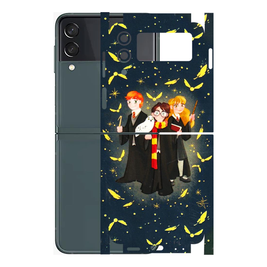 Samsung M/F/Note/Flip and C Phone Skins (All Models) - Harry Potter - 3D Embossed Finish (L-183) Samsung Galaxy Z Flip 3 (5G)