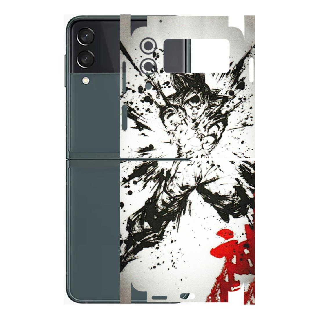 Samsung M/F/Note/Flip and C Phone Skins (All Models) - DBZ - 3D Embossed Finish (L-206) Samsung Galaxy Z Flip 3 (5G)