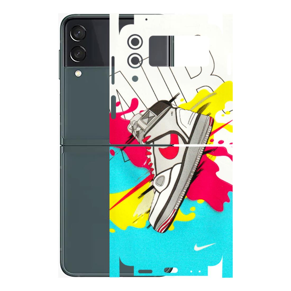 Samsung M/F/Note/Flip and C Phone Skins (All Models) - Sneaker - 3D Embossed Finish (L-207) Samsung Galaxy Z Flip 3 (5G)