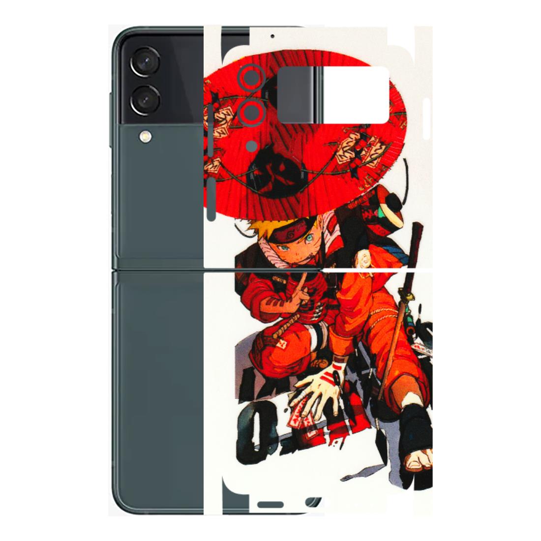 Samsung M/F/Note/Flip and C Phone Skins (All Models) - Naruto - 3D Embossed Finish (L-208) Samsung Galaxy Z Flip 3 (5G)
