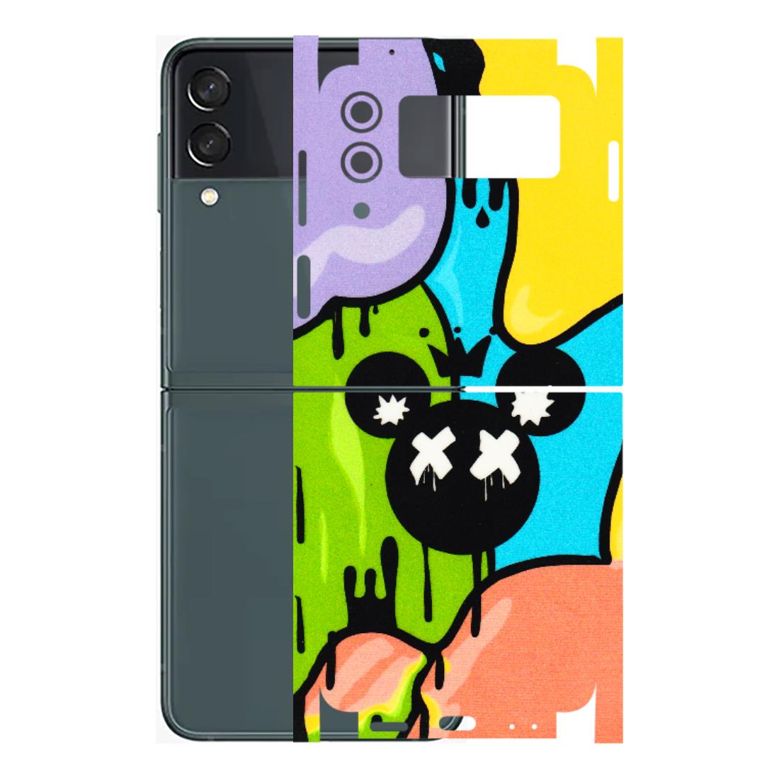 Samsung M/F/Note/Flip and C Phone Skins (All Models) - Gadgets Wrap - 3D Embossed Finish (L-217) Samsung Galaxy Z Flip 3 (5G)