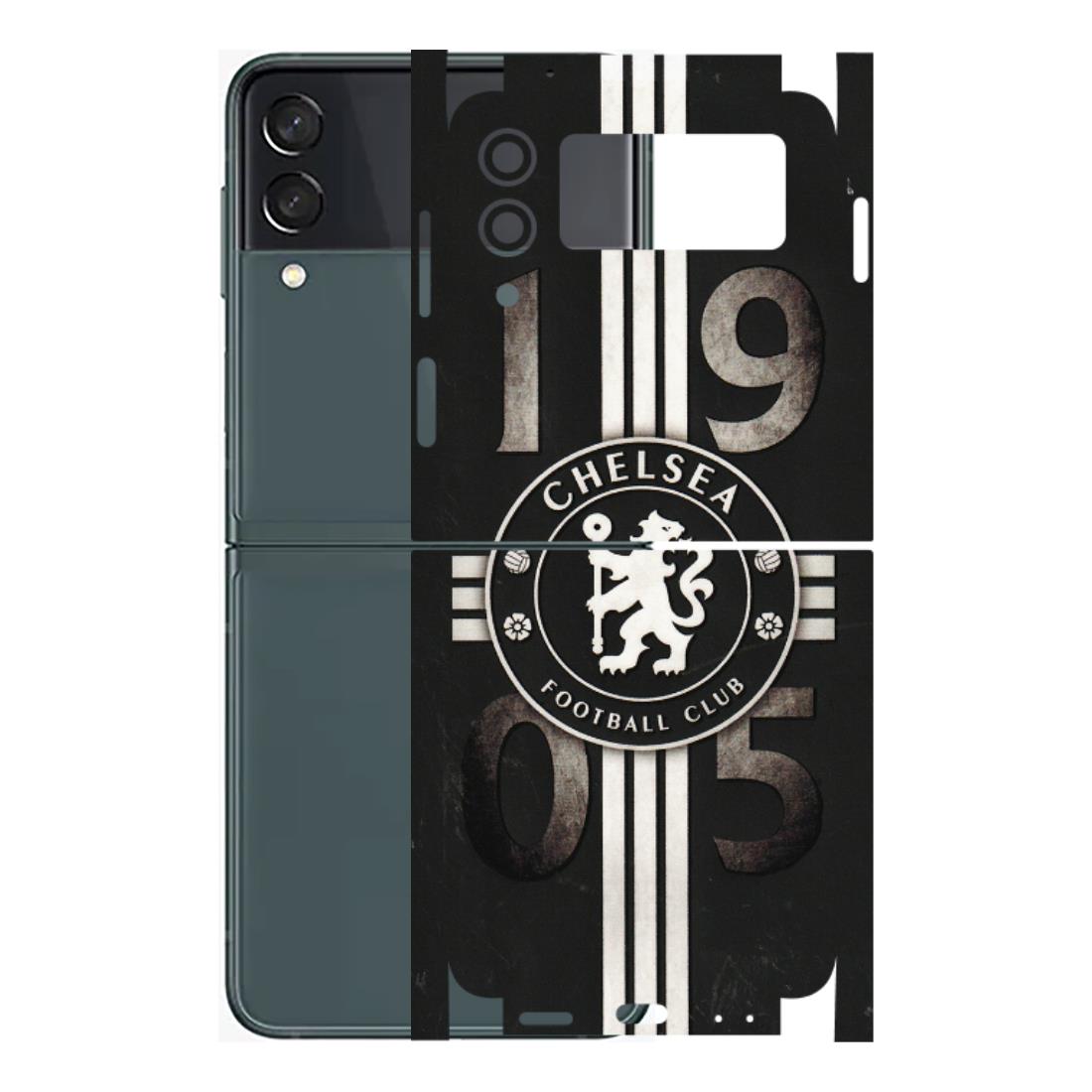 Samsung M/F/Note/Flip and C Phone Skins (All Models) - Chelsea Fan Club - 3D Embossed Finish (L-36) Samsung Galaxy Z Flip 3 (5G)