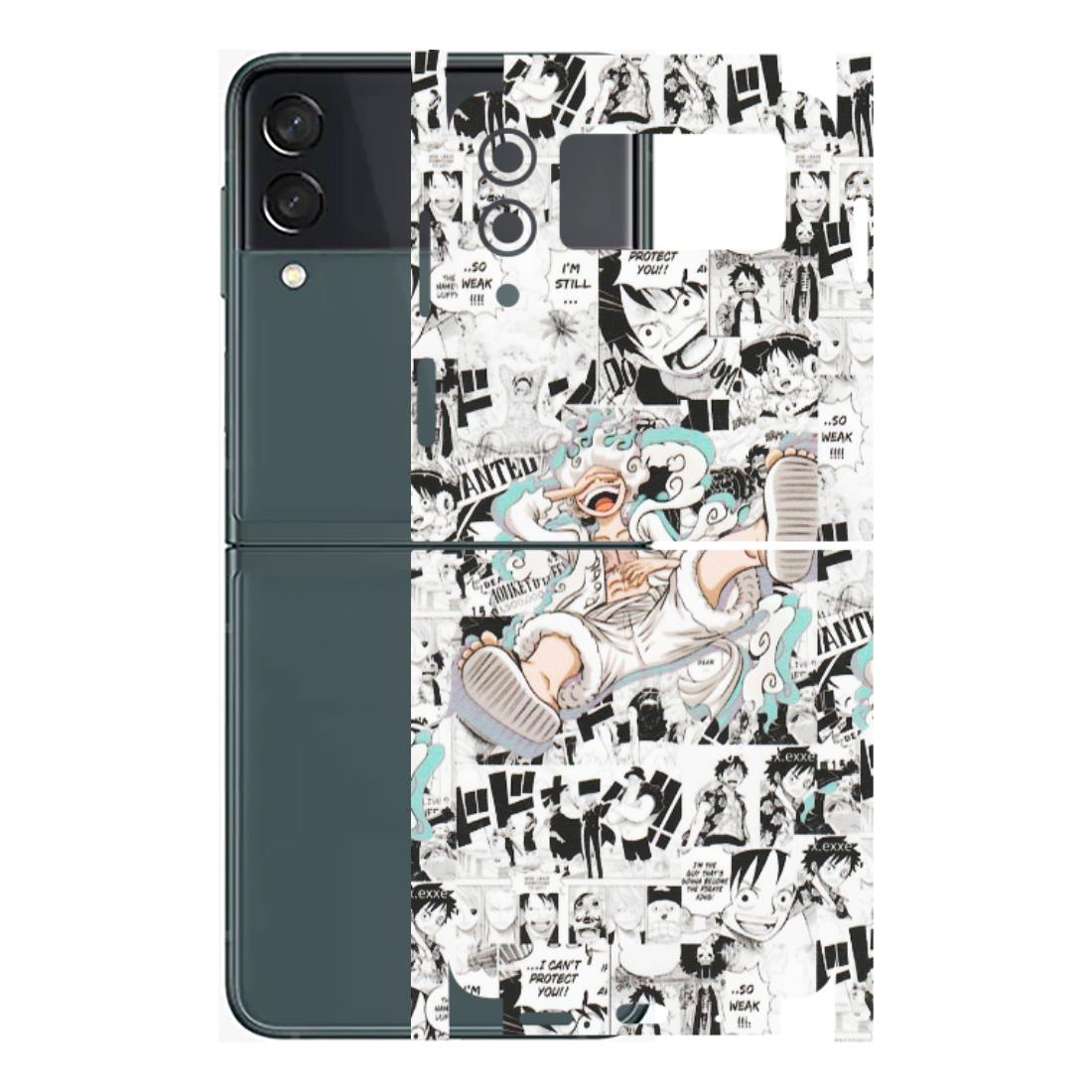 Samsung M/F/Note/Flip and C Phone Skins (All Models) - One Piece Comic - Matte Finish (M-168) Samsung Galaxy Z Flip 3 (5G)