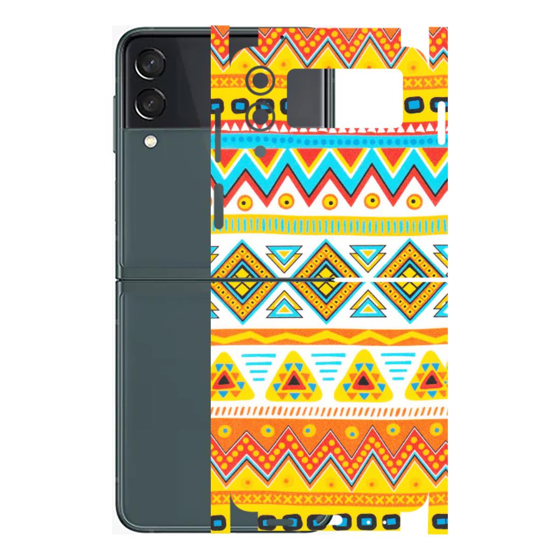 Samsung M/F/Note/Flip and C Phone Skins (All Models) - Mexican Abstract - Matte Finish (M-71) Samsung Galaxy Z Flip 3 (5G)