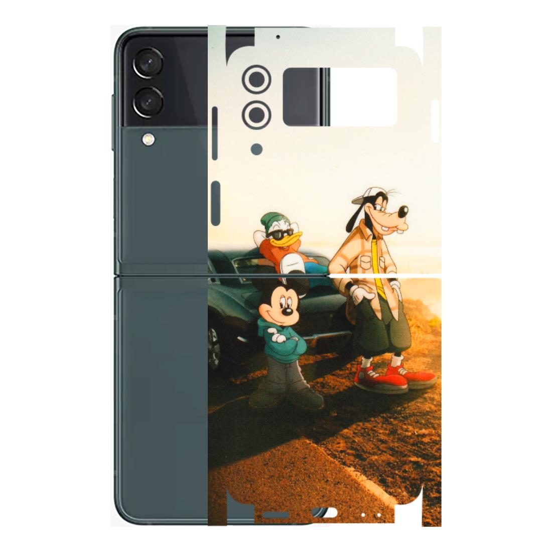 Samsung M/F/Note/Flip and C Phone Skins (All Models) - Hello Mr. Goofy - Transparent Finish (T-13) Samsung Galaxy Z Flip 3 (5G)