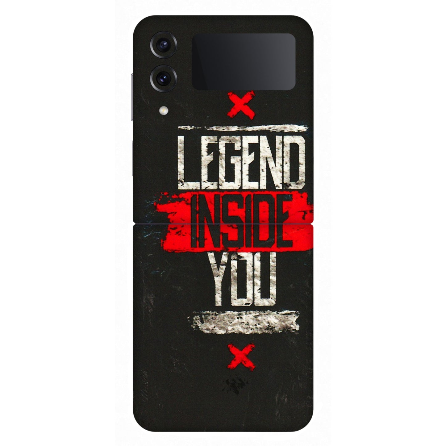 Samsung M/F/Note/Flip and C Phone Skins (All Models) - Legend Inside You - 3D Embossed Finish (L-186) Samsung Galaxy Z Flip 4