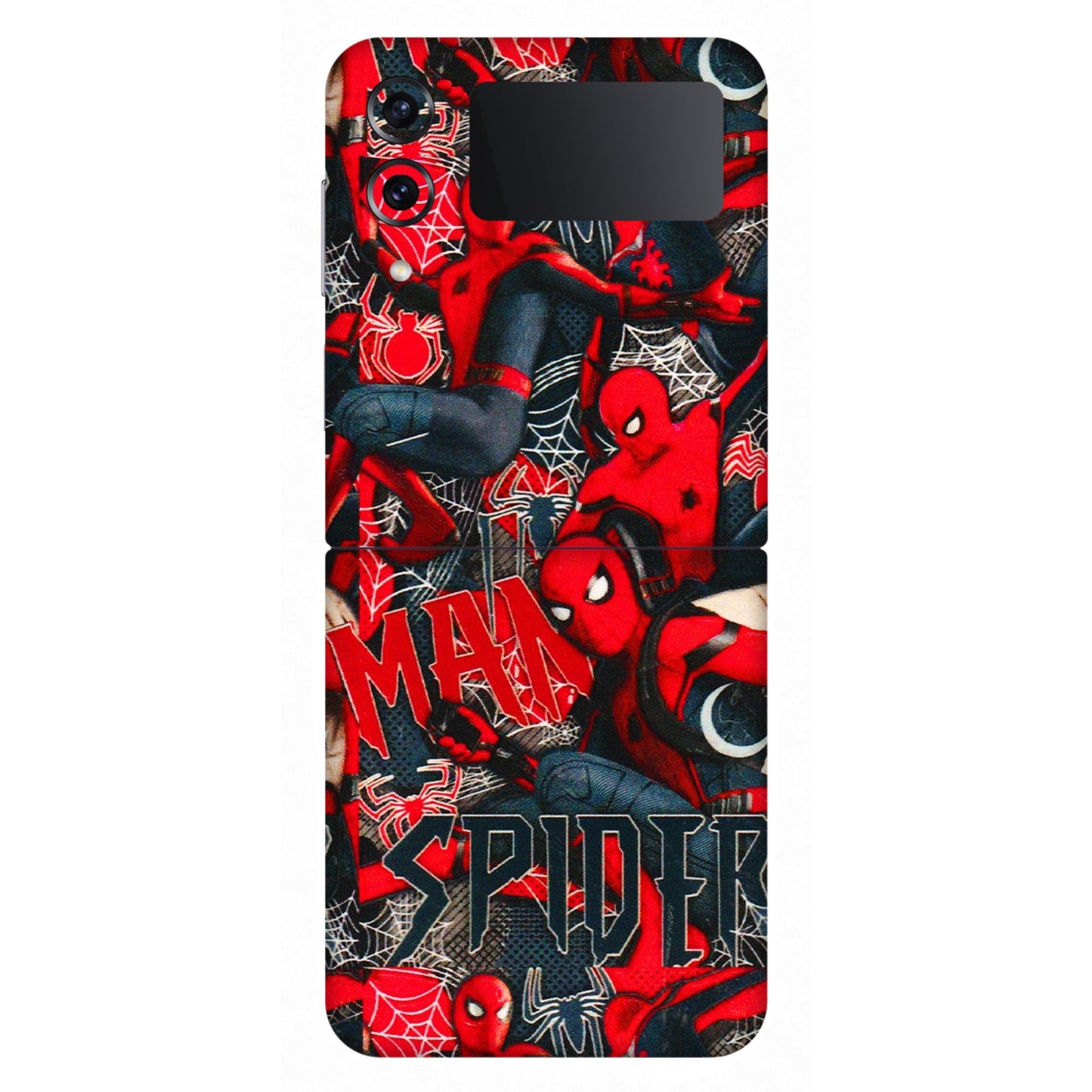 Samsung M/F/Note/Flip and C Phone Skins (All Models) - SpiderMan Cool - 3D Embossed Finish (L-188) Samsung Galaxy Z Flip 4