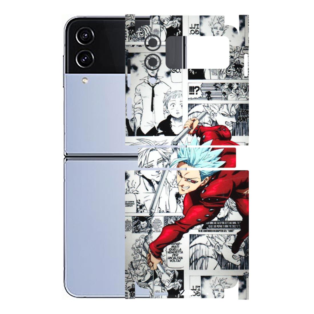 Samsung M/F/Note/Flip and C Phone Skins (All Models) - Anime Comic - 3D Embossed Finish (L-192) Samsung Galaxy Z Flip 4