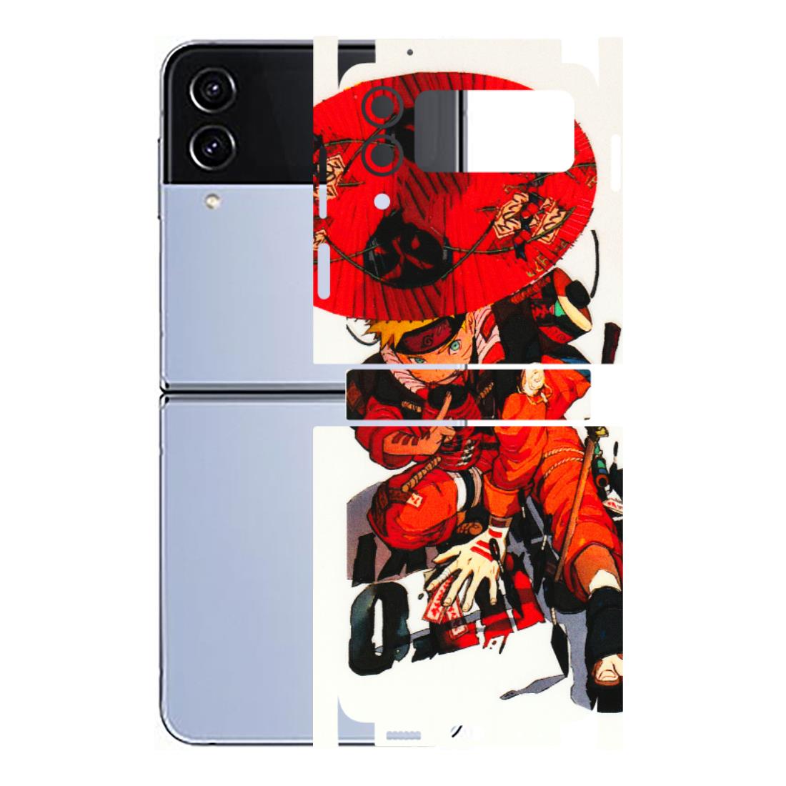 Samsung M/F/Note/Flip and C Phone Skins (All Models) - Naruto - 3D Embossed Finish (L-208) Samsung Galaxy Z Flip 4