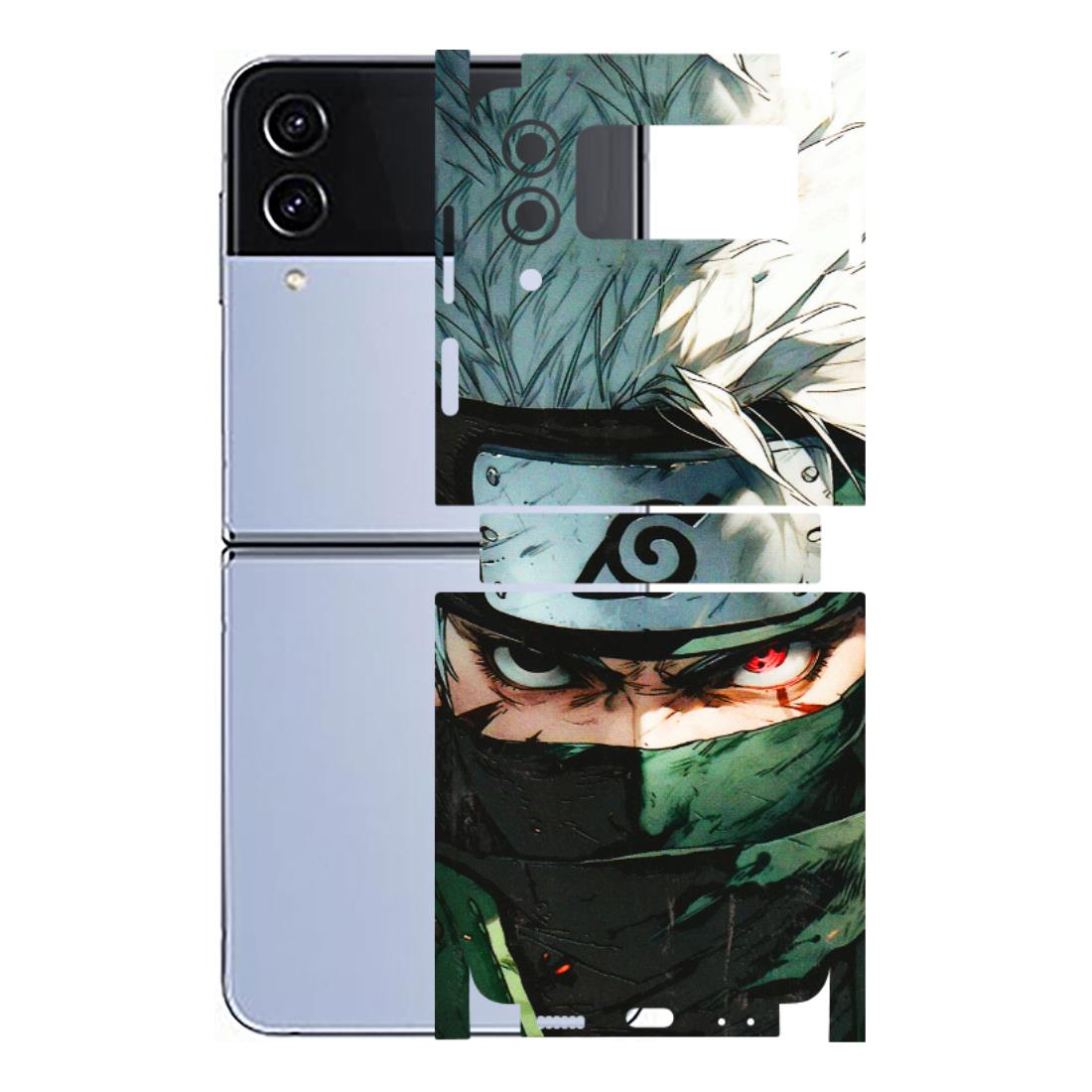 Samsung M/F/Note/Flip and C Phone Skins (All Models) - Kakashi Red Eye Focus - 3D Embossed Finish (L-227) Samsung Galaxy Z Flip 4