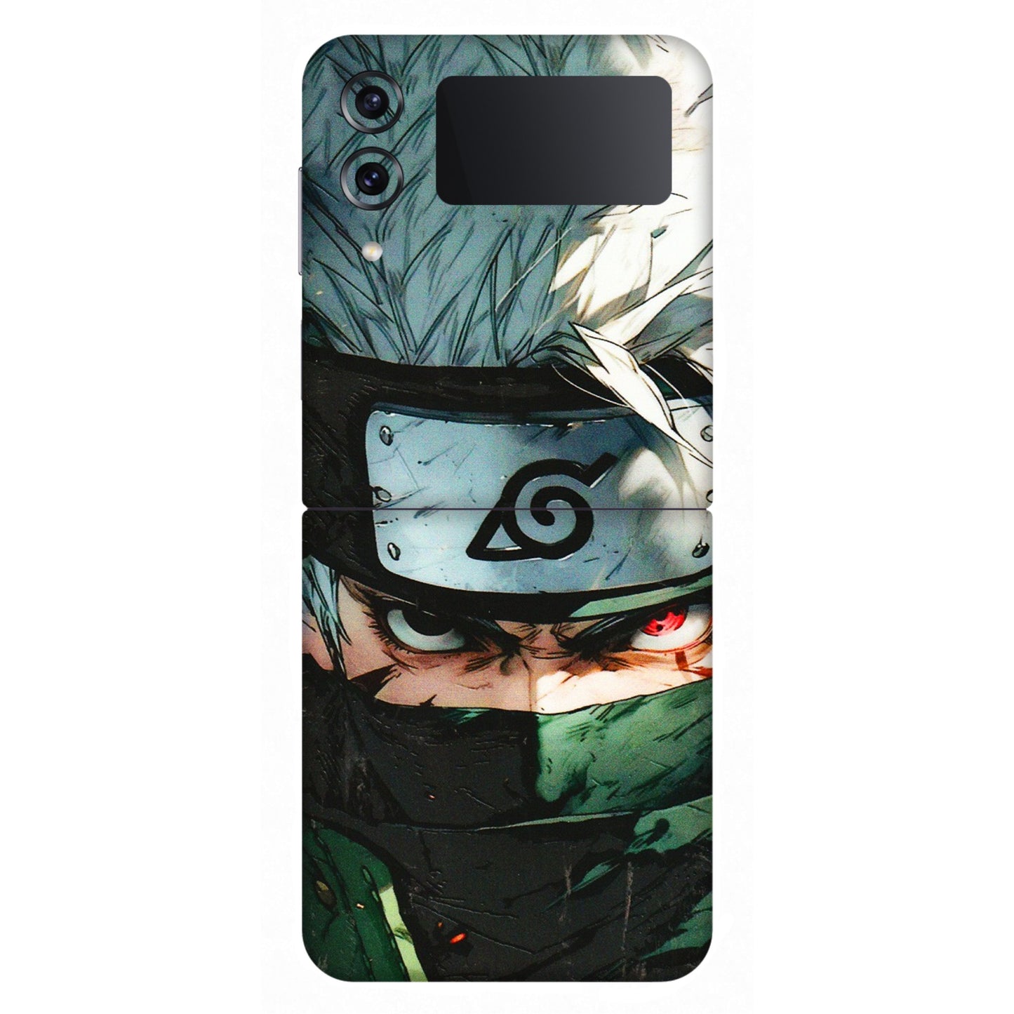 Samsung M/F/Note/Flip and C Phone Skins (All Models) - Kakashi Red Eye Focus - 3D Embossed Finish (L-227) Samsung Galaxy Z Flip 4
