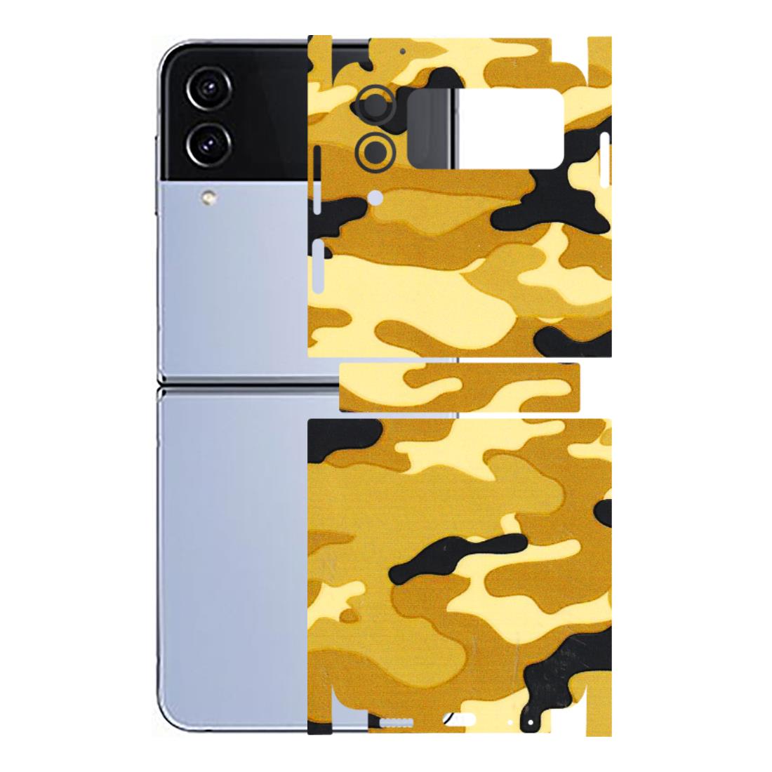 Samsung M/F/Note/Flip and C Phone Skins (All Models) - Indian Camo - 3D Embossed Finish (L-228) Samsung Galaxy Z Flip 4