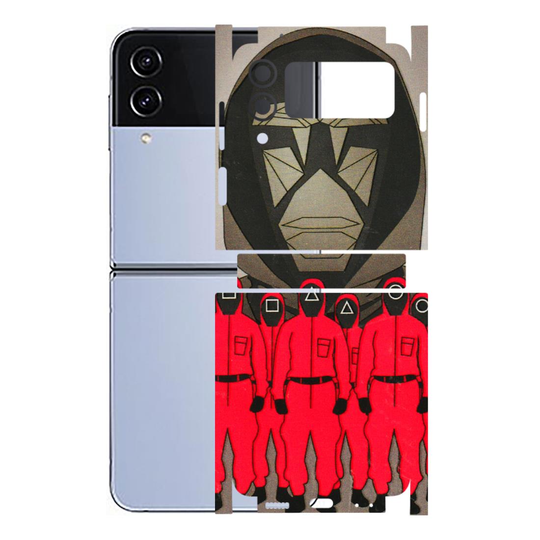 Samsung M/F/Note/Flip and C Phone Skins (All Models) - Squid Game Hero - 3D Embossed Finish (L-245) Samsung Galaxy Z Flip 4