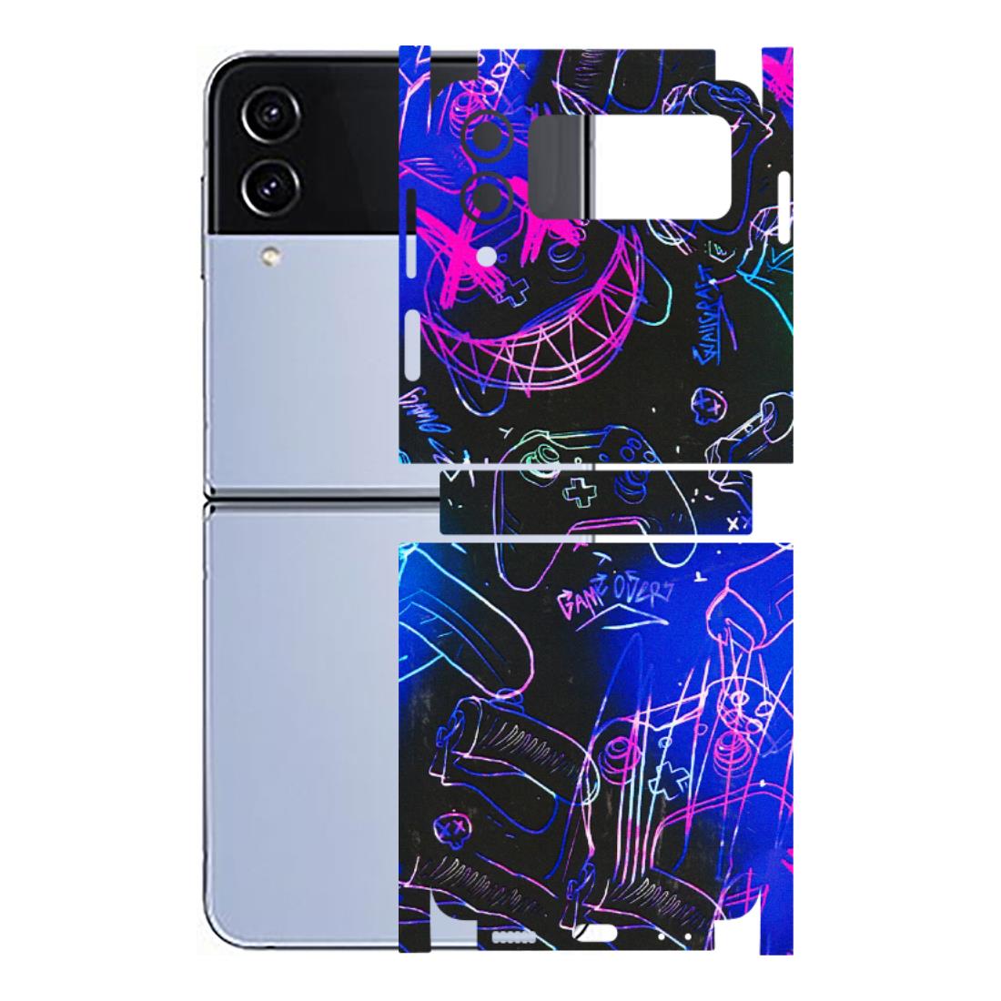 Samsung M/F/Note/Flip and C Phone Skins (All Models) - Gamers Paradise - 3D Embossed Finish (L-258) Samsung Galaxy Z Flip 4