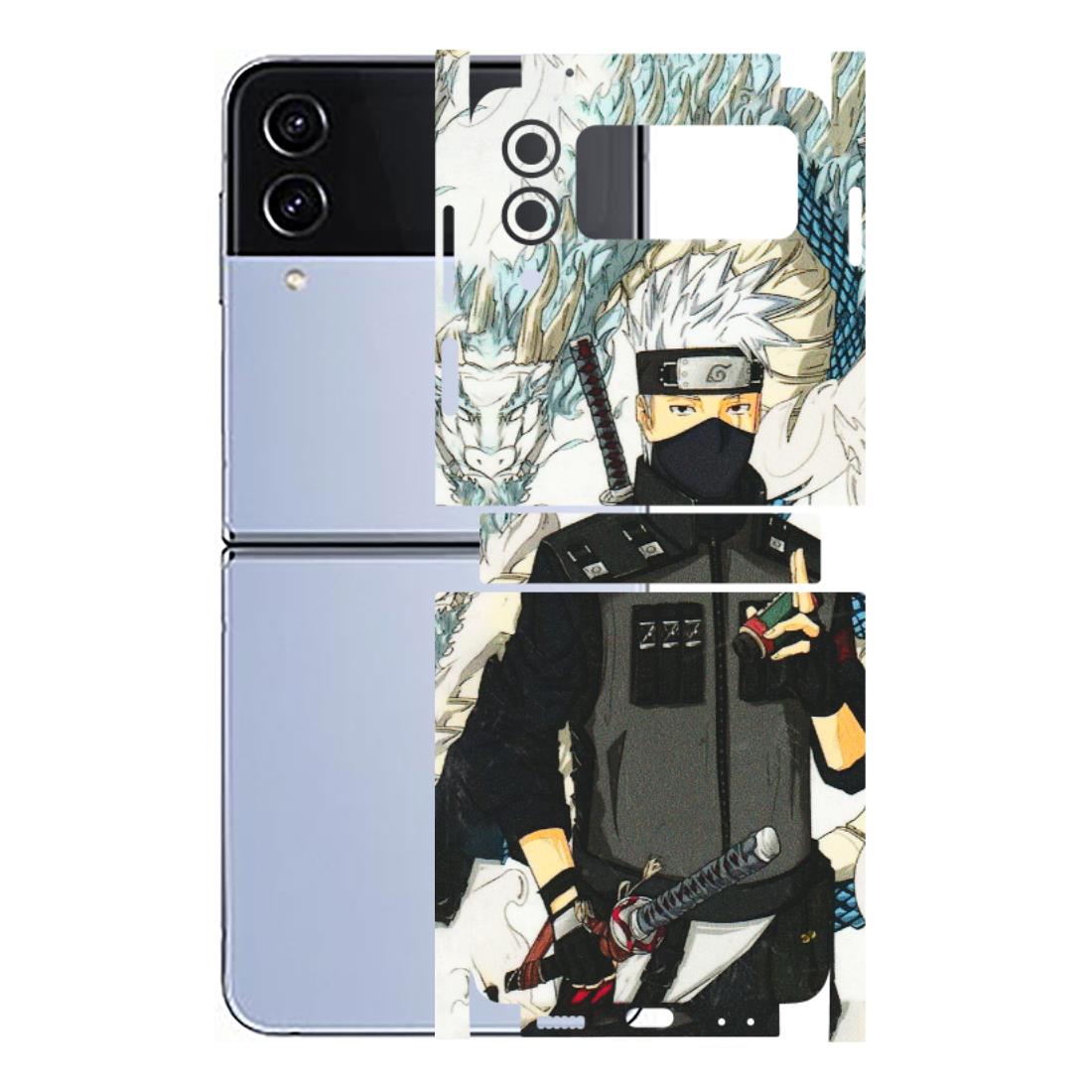 Samsung M/F/Note/Flip and C Phone Skins (All Models) - Kakashi Hatake Naruto Anime - 3D Embossed Finish (L-46) Samsung Galaxy Z Flip 4