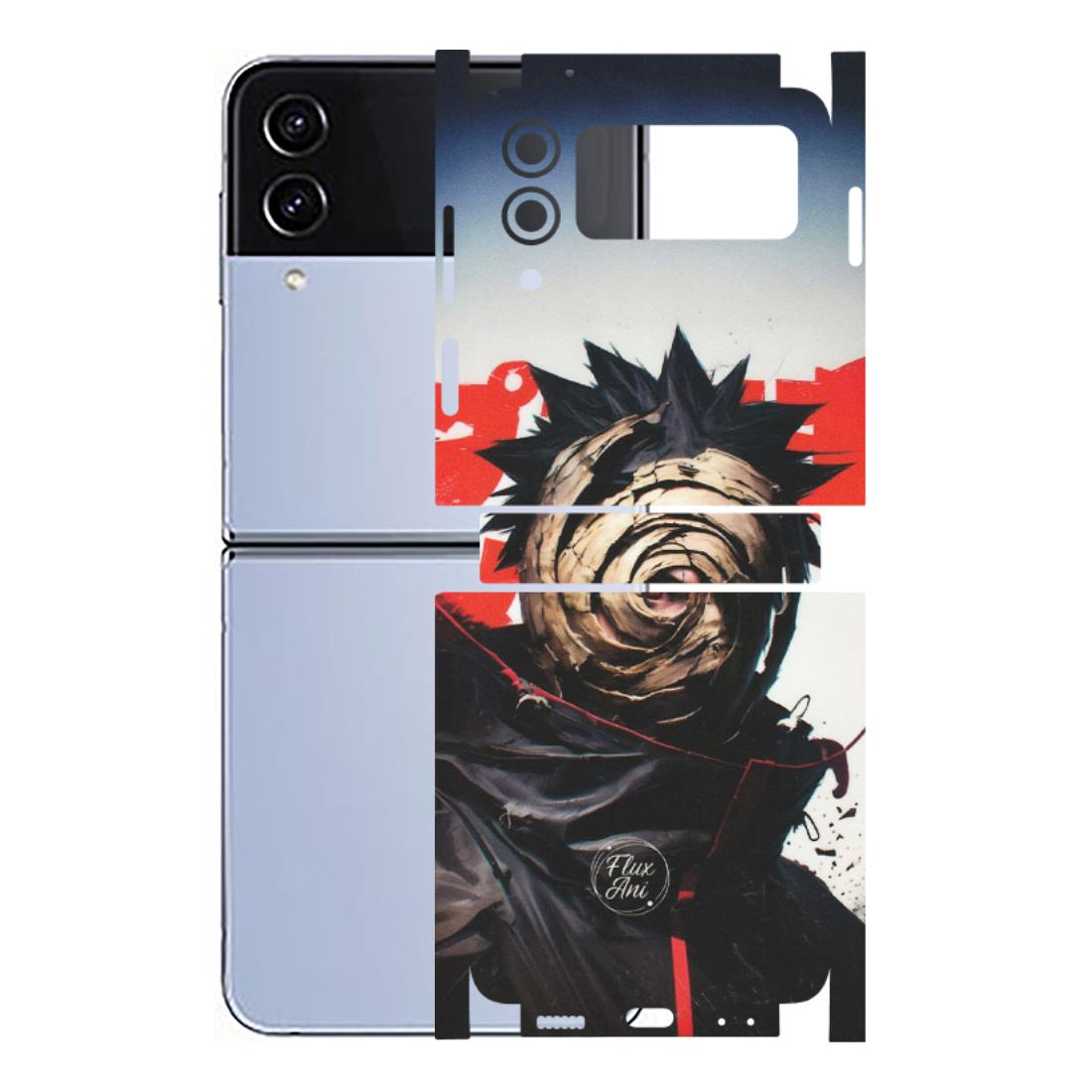 Samsung M/F/Note/Flip and C Phone Skins (All Models) - Obito Uchiha Cool Anime - Matte Finish (M-134) Samsung Galaxy Z Flip 4
