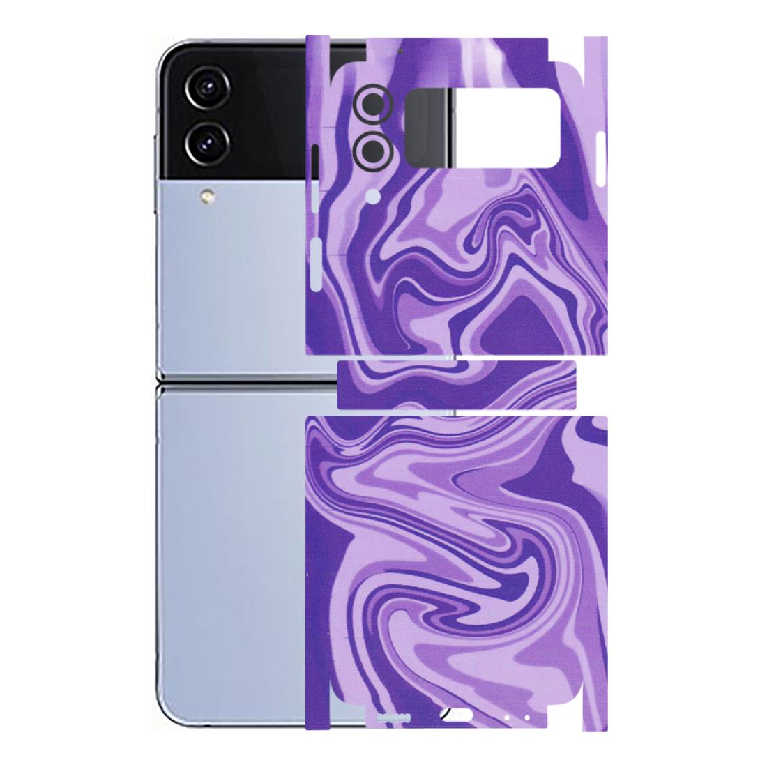 Samsung M/F/Note/Flip and C Phone Skins (All Models) - Hazy Purple Nights - Matte Finish (M-14) Samsung Galaxy Z Flip 4