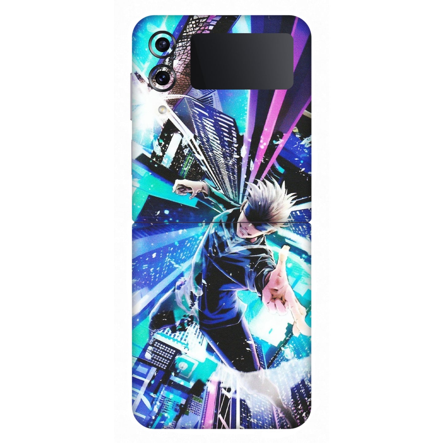Samsung M/F/Note/Flip and C Phone Skins (All Models) - Manga Action Jujustu Kaisen Anime - Matte Finish (M-155) Samsung Galaxy Z Flip 4