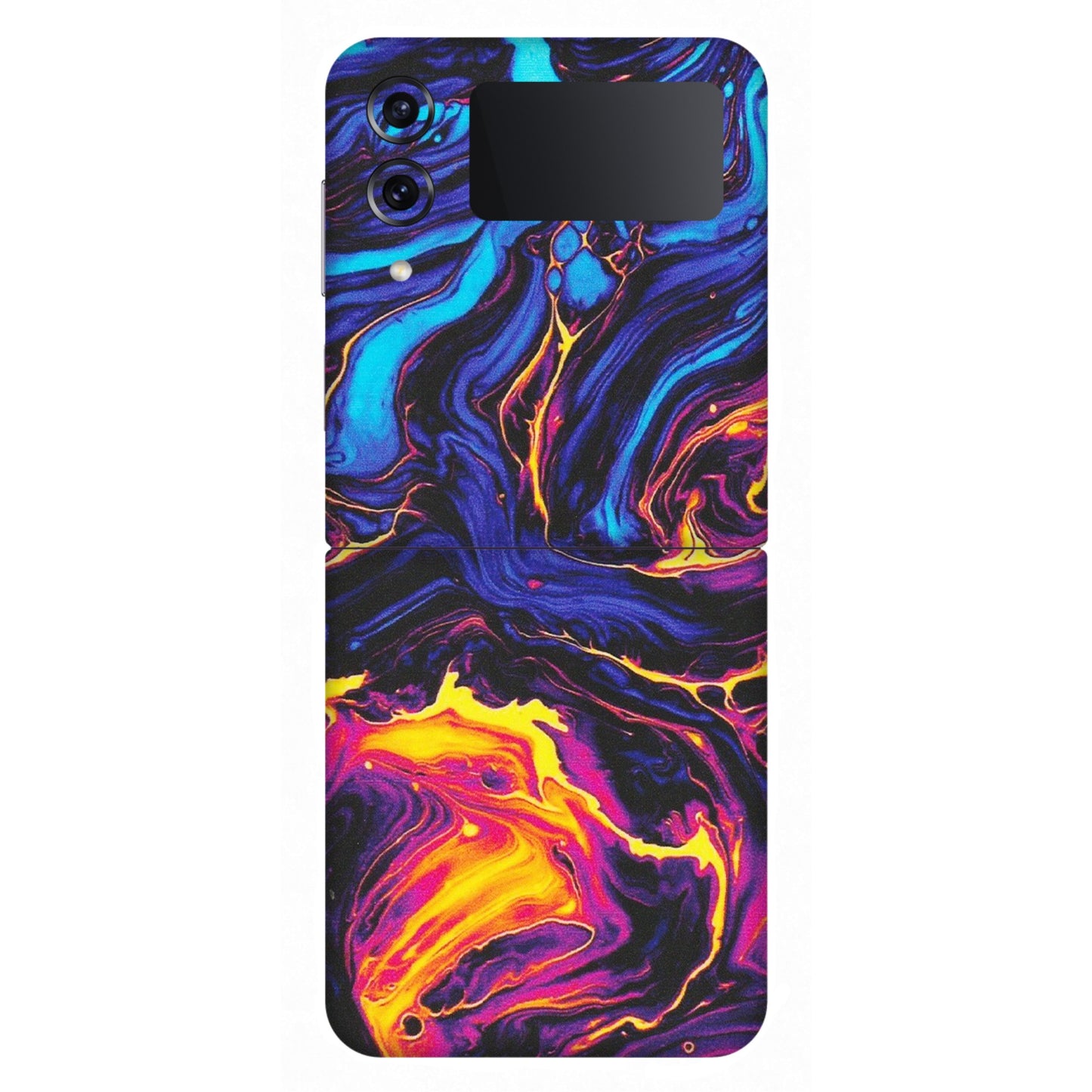 Samsung M/F/Note/Flip and C Phone Skins (All Models) - Abstract Paint Classy - Matte Finish (M-15) Samsung Galaxy Z Flip 4