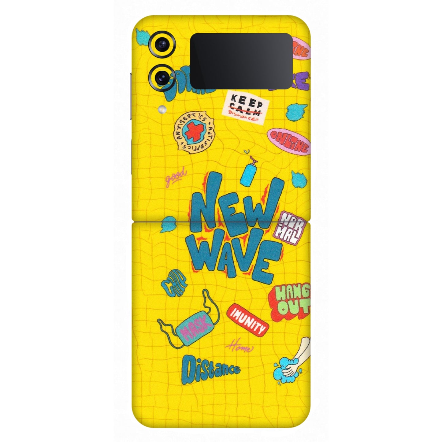 Samsung M/F/Note/Flip and C Phone Skins (All Models) - New Wave Life - Matte Finish (M-17) Samsung Galaxy Z Flip 4