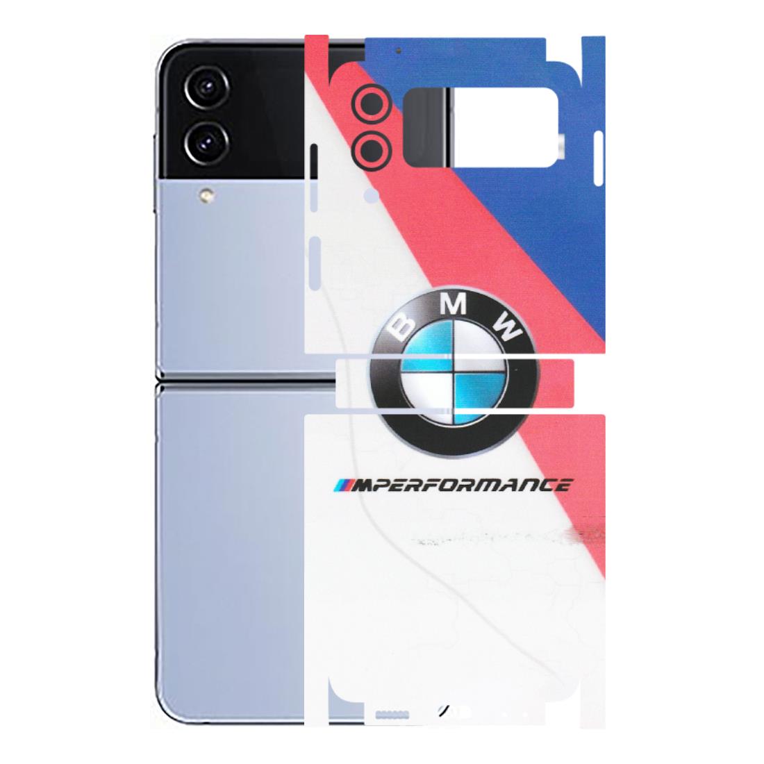Samsung M/F/Note/Flip and C Phone Skins (All Models) - BMW Logo Performance - Matte Finish (M-27) Samsung Galaxy Z Flip 4