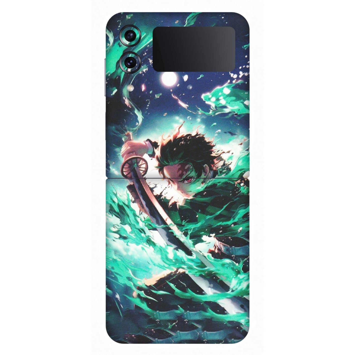 Samsung M/F/Note/Flip and C Phone Skins (All Models) - Sword Fighter Anime - Matte Finish (M-29) Samsung Galaxy Z Flip 4