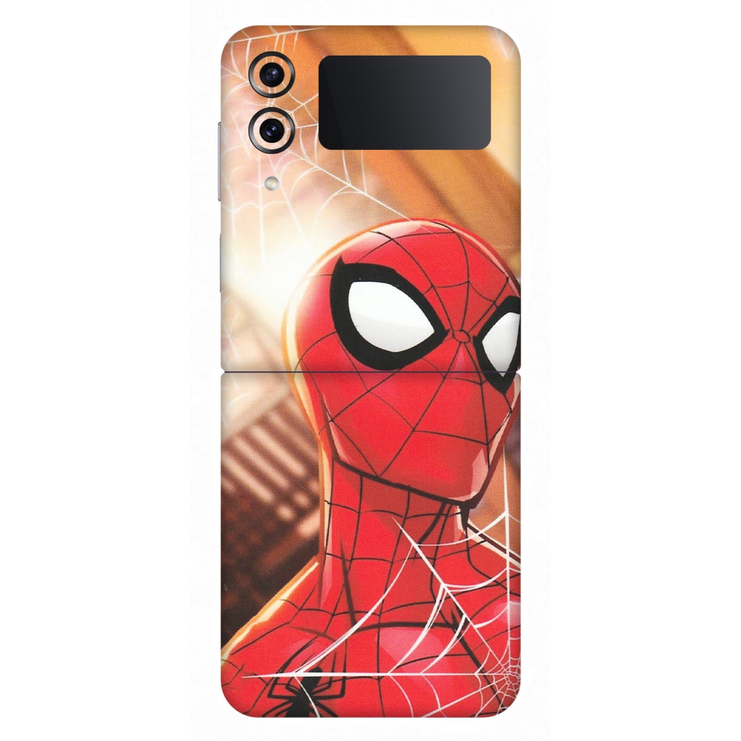 Samsung M/F/Note/Flip and C Phone Skins (All Models) - Spiderman Face New - Matte Finish (M-41) Samsung Galaxy Z Flip 4
