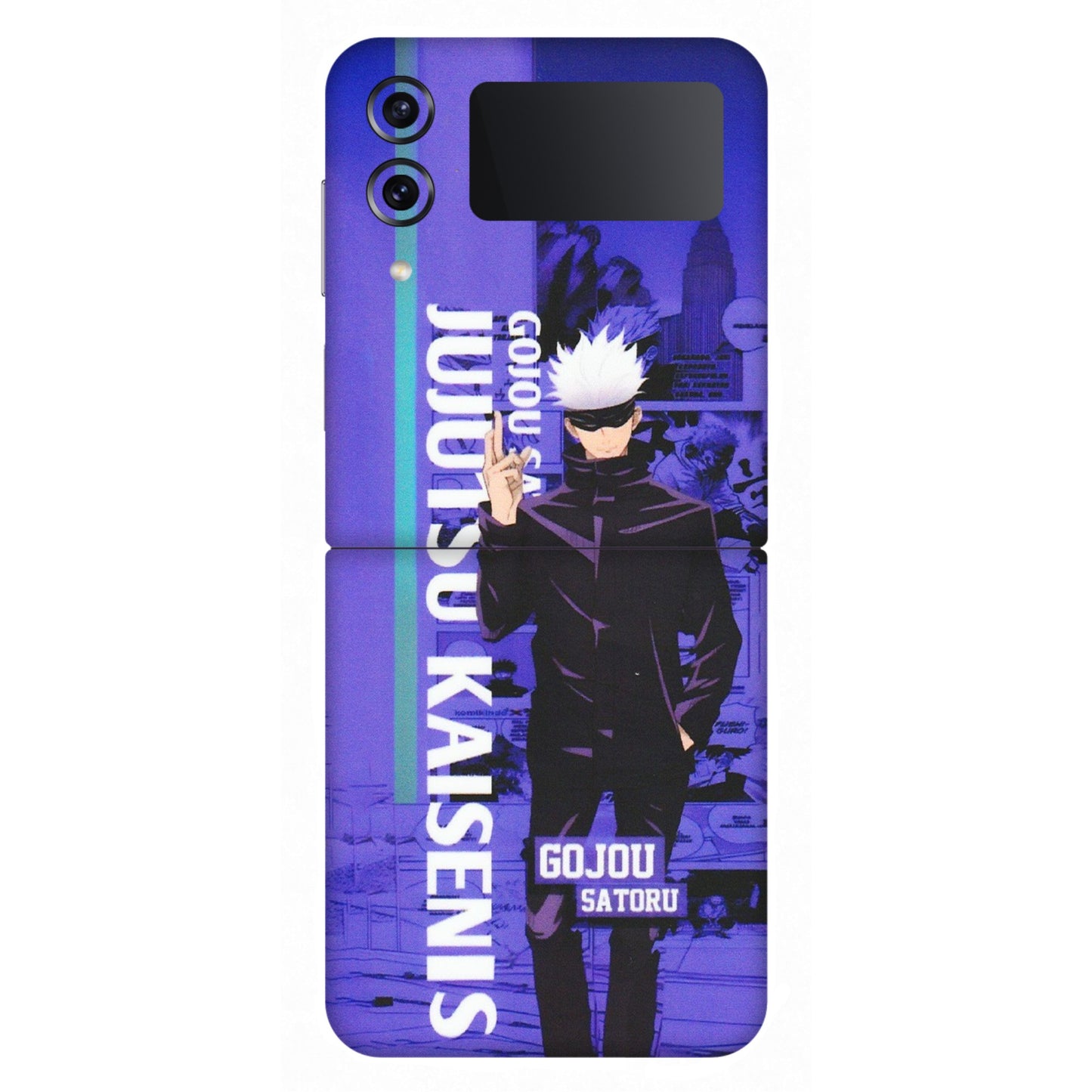 Samsung M/F/Note/Flip and C Phone Skins (All Models) - Jujutsu Kaisen Gojo - Matte Finish (M-05) Samsung Galaxy Z Flip 4